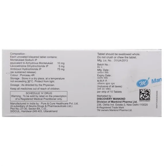 monticope a tablet 10's